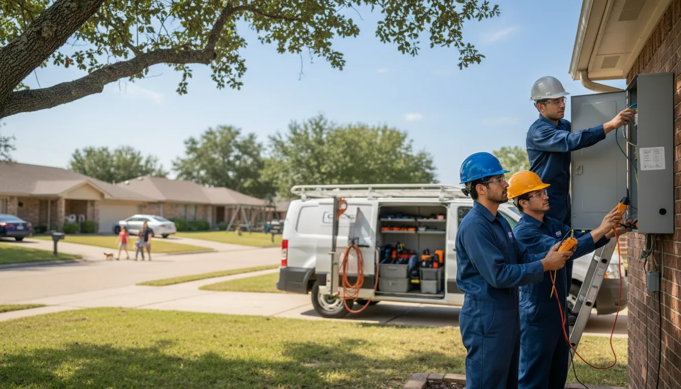 Certified electrician providing emergency electrical services in Wells, MN
